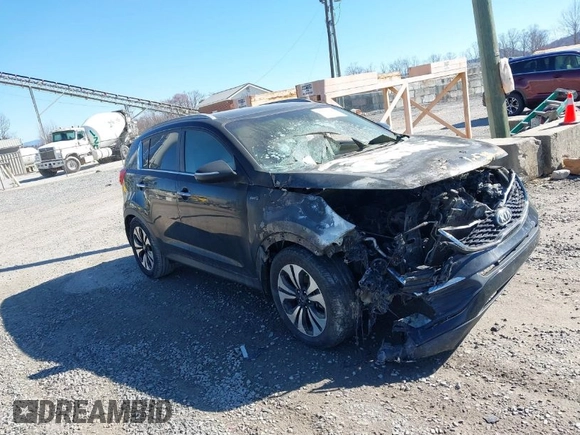 2013 Kia Sportage SX with VIN KNDPCCA68D7374637, listed as a IAAI auction lot 41810746 with Not Provided miles and . Bid and sale history available at carsss.com. Image 1.