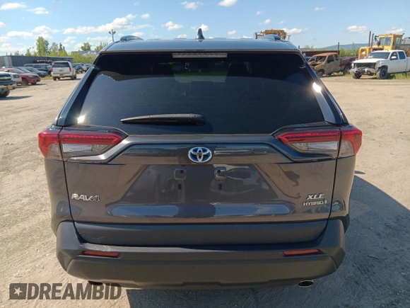 2022 Toyota RAV4 Hybrid XLE Premium with VIN 2T3B6RFV8NW035595, listed as a Copart auction lot 63302015 with 31,764 mi miles and Salvage title. Bid and sale history available at DreamBid. Image 6.