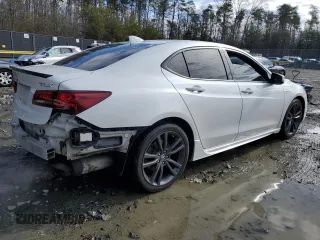 2019 Acura TLX w/A-Spec Pkg with VIN 19UUB1F65KA005237, listed as a Copart auction lot 47432635 with 102,866 mi miles and Salvage Title. Bid and sale history available at carsss.com. Image 3.