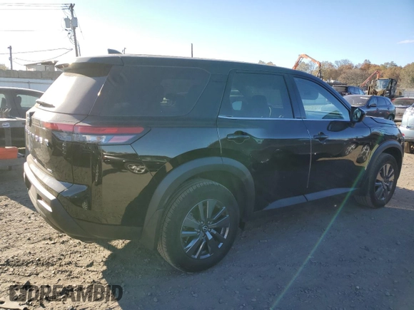 2023 Nissan Pathfinder S z VIN 5N1DR3AC6PC277659, wystawiony jako Copart lot #75684864 z przebiegiem 9 402 mil mil oraz Szkoda całkowita • Salvage title. Historia ofert i sprzedaży dostępna na DreamBid. Obrazek 3.