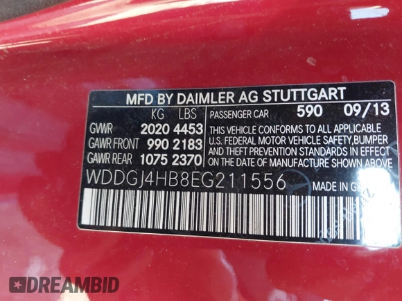 2014 Mercedes-Benz C 250 z VIN WDDGJ4HB8EG211556, wystawiony jako IAAI lot #40831987 z przebiegiem 98 958 mil mil oraz . Historia ofert i sprzedaży dostępna na DreamBid. Obrazek 9.