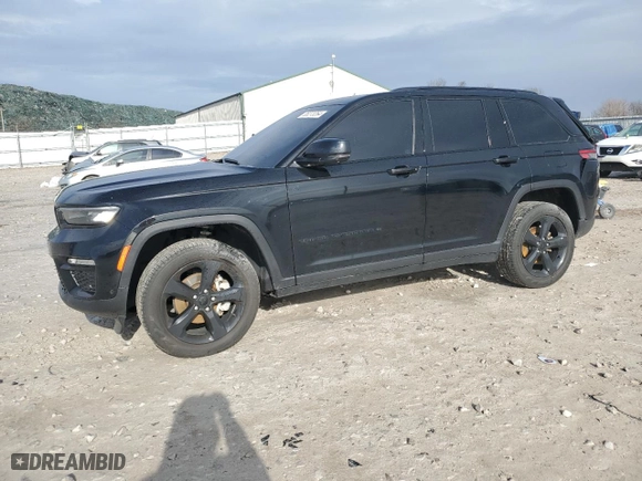2023 Jeep Grand Cherokee Limited with VIN 1C4RJHBG7PC505362, listed as a Copart auction lot 85273264 with 38,739 mi miles and Salvage Title. Bid and sale history available at carsss.com. Image 1.