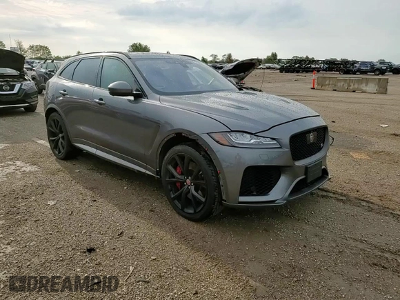 2019 Jaguar F-Pace SVR with VIN SADCZ2EEXKA608452, listed as a Copart auction lot 69069534 with 51,252 mi miles and Salvage title. Bid and sale history available at DreamBid. Image 13.