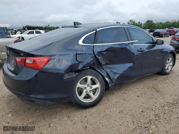 2016 Chevrolet Malibu LS with VIN 1G1ZB5ST3GF281216, listed as a Copart auction lot 53572335 with 134,949 mi miles and Salvage Title. Bid and sale history available at carsss.com. Image 3.