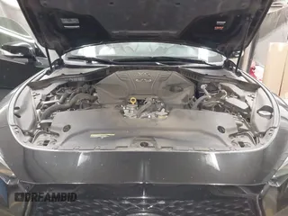 2022 Infiniti Q60 Red Sport 400 with VIN JN1FV7LL4NM680157, listed as a IAAI auction lot 42408607 with 49,060 mi miles and . Bid and sale history available at DreamBid. Image 10.