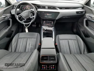 2023 Audi e-tron Premium Plus with VIN WA1LAAGE4PB011657, listed as a Copart auction lot 88472875 with 15,640 mi miles and Salvage title. Bid and sale history available at DreamBid. Image 8.