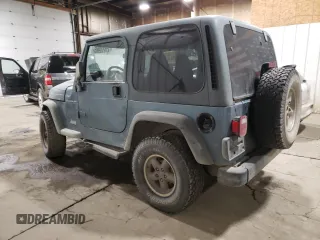 1999 Jeep Wrangler SE with VIN 1J4FY29P0XP412753, listed as a Copart auction lot 47015985 with 137,388 mi miles and Salvage Title. Bid and sale history available at carsss.com. Image 2.