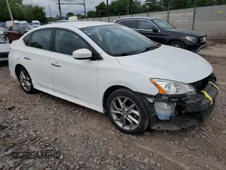 2014 Nissan Sentra SV with VIN 3N1AB7AP5EY325049, listed as a Copart auction lot 63759595 with 129,944 mi miles and Salvage title. Bid and sale history available at DreamBid. Image 4.
