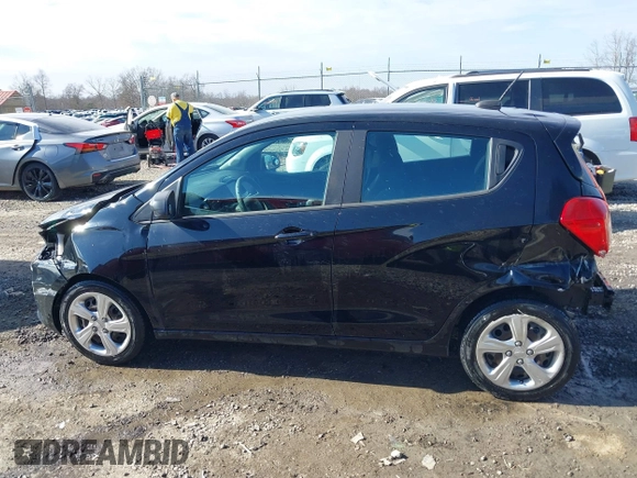 2020 Chevrolet Spark LS with VIN KL8CB6SA8LC477514, listed as a IAAI auction lot 41706916 with 76,672 mi miles. Bid and sale history available at carsss.com. Image 15.