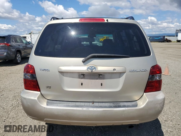 2005 Toyota Highlander z VIN JTEDP21A150058704, wystawiony jako Copart lot #56957355 z przebiegiem 247 620 mil mil oraz Szkoda całkowita • Salvage title. Historia ofert i sprzedaży dostępna na DreamBid. Obrazek 6.