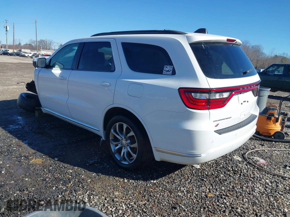 2018 Dodge Durango SXT with VIN 1C4RDJAG5JC292175, listed as a IAAI auction lot 41241290 with 129,677 mi miles and . Bid and sale history available at DreamBid. Image 3.