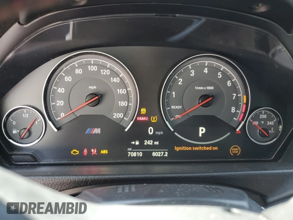 2015 BMW M4 z VIN WBS3U9C50FP967794, wystawiony jako Copart lot #57174035 z przebiegiem 70 810 mil mil oraz Szkoda całkowita • Salvage title. Historia ofert i sprzedaży dostępna na DreamBid. Obrazek 9.