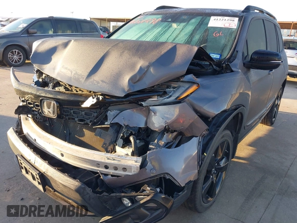 2019 Honda Passport Elite z VIN 5FNYF8H07KB015720, wystawiony jako IAAI lot #41221298 z przebiegiem 65 747 mil mil oraz . Historia ofert i sprzedaży dostępna na DreamBid. Obrazek 6.