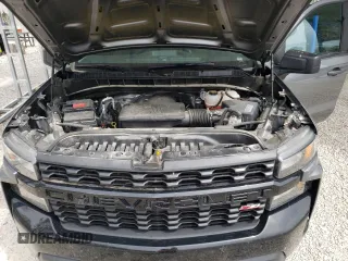 2021 Chevrolet Silverado 1500 Custom Trail Boss with VIN 3GCPYCEF8MG347180, listed as a Copart auction lot 52203695 with 32,187 mi miles and Salvage Title. Bid and sale history available at DreamBid. Image 11.