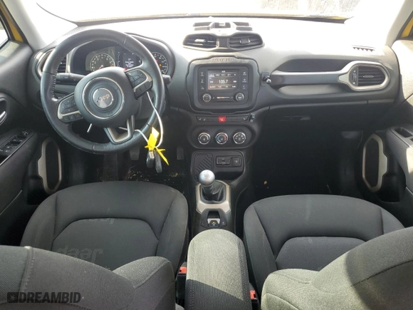 2017 Jeep Renegade Altitude with VIN ZACCJABH9HPF11117, listed as a Copart auction lot 77579434 with 108,347 mi miles and Salvage Title. Bid and sale history available at carsss.com. Image 8.
