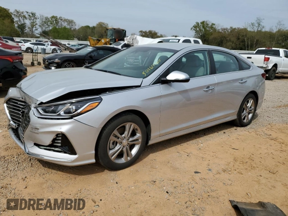 2018 Hyundai Sonata SEL with VIN 5NPE34AF0JH669087, listed as a Copart auction lot 50164165 with 17,469 mi miles and Salvage Title. Bid and sale history available at DreamBid. Image 1.