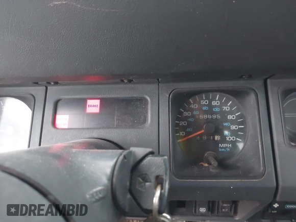 1995 Jeep Wrangler S with VIN 1J4FY19P4SP242027, listed as a IAAI auction lot 42149833 with 158,695 mi miles. Bid and sale history available at carsss.com. Image 7.