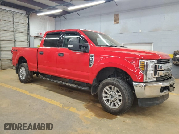 2019 Ford F-250 XL with VIN 1FT7W2B69KEE85772, listed as a Copart auction lot 55082445 with 87,668 mi miles and Salvage title. Bid and sale history available at DreamBid. Image 4.