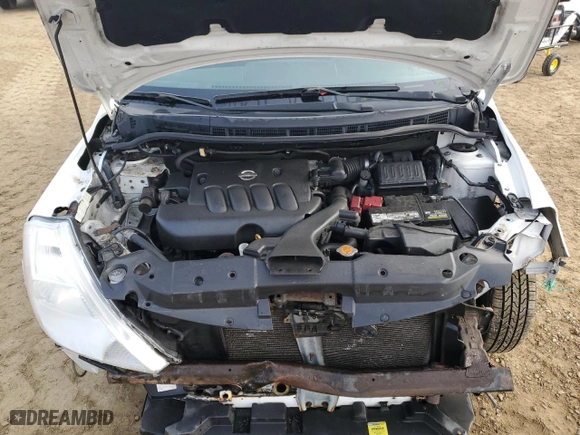 2010 Nissan Versa 1.8 S with VIN 3N1BC1CP9AL370126, listed as a Copart auction lot 46831095 with 124,841 mi miles and Salvage Title. Bid and sale history available at carsss.com. Image 13.
