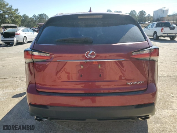 2015 Lexus NX 200t with VIN JTJYARBZ3F2019345, listed as a Copart auction lot 50144725 with 163,565 mi miles and Clean Title. Bid and sale history available at carsss.com. Image 6.