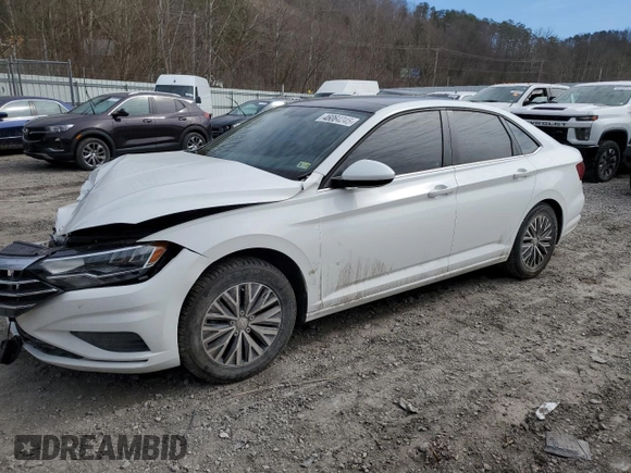 2021 Volkswagen Jetta S with VIN 3VWC57BUXMM067289, listed as a Copart auction lot 46064245 with 82,684 mi miles and Salvage title. Bid and sale history available at DreamBid. Image 1.