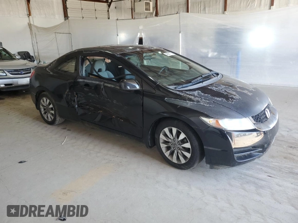 2009 Honda Civic EX with VIN 2HGFG12829H502324, listed as a Copart auction lot 49861775 with 126,788 mi miles and Salvage Title. Bid and sale history available at DreamBid. Image 4.