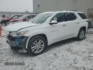 2021 Chevrolet Traverse High Country z VIN 1GNEVNKW1MJ201113, wystawiony jako Copart lot #84500094 z przebiegiem 125 697 mil mil oraz Szkoda całkowita • Salvage title. Historia ofert i sprzedaży dostępna na DreamBid. Obrazek 1.