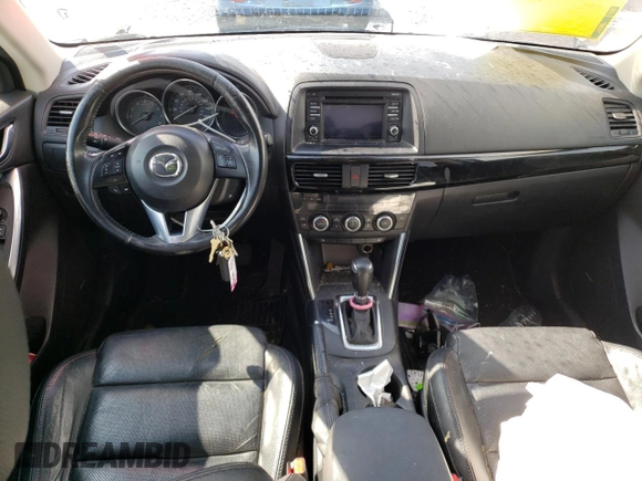2015 Mazda CX-5 Grand Touring with VIN JM3KE2DY5F0507904, listed as a Copart auction lot 50542895 with 160,736 mi miles and Salvage Title. Bid and sale history available at carsss.com. Image 8.