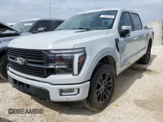 2024 Ford F-150 with VIN 1FTFW7LD7RFB19660, listed as a Copart auction lot 77467324 with 4,891 mi miles and Non repairable. Bid and sale history available at DreamBid. Image 1.