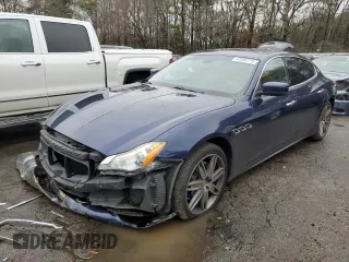 2016 Maserati Quattroporte S with VIN ZAM56RPA4G1190991, listed as a Copart auction lot 42356115 with 93,742 mi miles and Salvage Title. Bid and sale history available at carsss.com. Image 1.