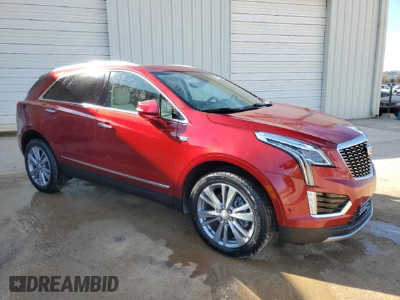 2024 Cadillac XT5 FWD Premium Luxury with VIN 1GYKNCRS0RZ713659, listed as a Copart auction lot 47570665 with 57 mi miles and Clean Title. Bid and sale history available at carsss.com. Image 4.