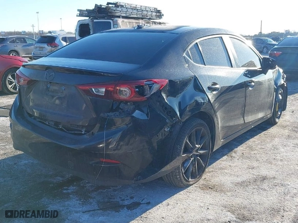 2018 Mazda Mazda3 4-Door Grand Touring with VIN 3MZBN1W34JM224997, listed as a IAAI auction lot 41421875 with 49,233 mi miles. Bid and sale history available at carsss.com. Image 4.