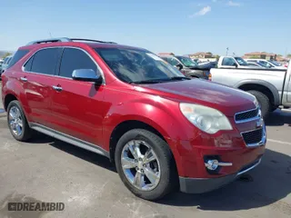 2012 Chevrolet Equinox LTZ with VIN 2GNFLFE50C6296438, listed as a IAAI auction lot 41925853 with 166,141 mi miles. Bid and sale history available at carsss.com. Image 1.