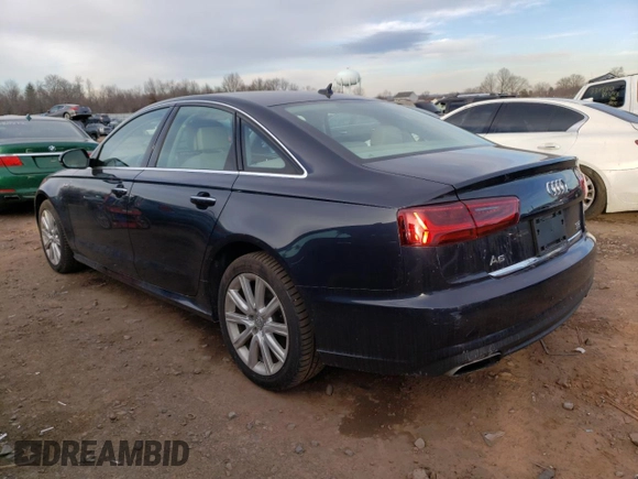 2016 Audi A6 3.0T Premium Plus with VIN WAUFGAFCXGN160524, listed as a Copart auction lot 40985503 with 47,575 mi miles. Bid and sale history available at carsss.com. Image 2.