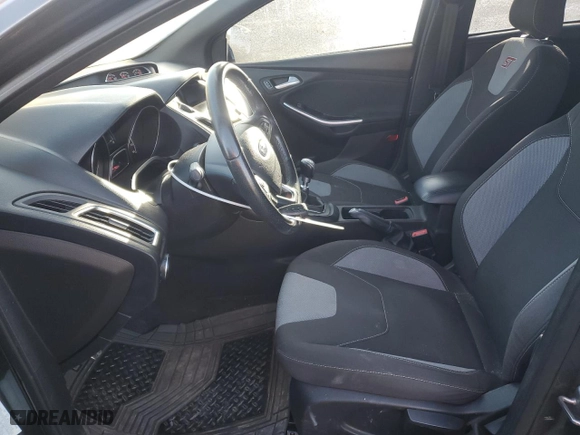 2017 Ford Focus ST with VIN 1FADP3L92HL223228, listed as a Copart auction lot 84267784 with 112,716 mi miles and Salvage Title. Bid and sale history available at carsss.com. Image 7.