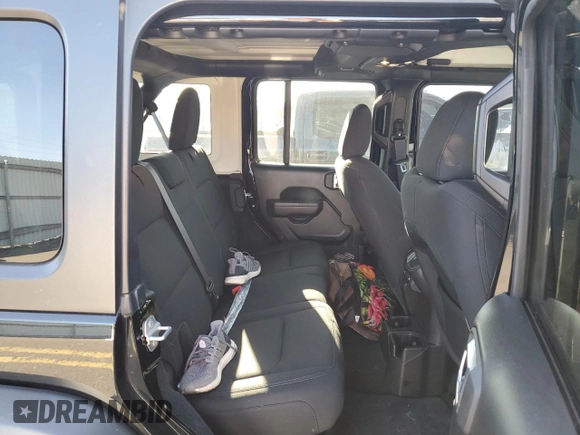 2022 Jeep Wrangler Unlimited Willys Sport with VIN 1C4HJXDN2NW132521, listed as a Copart auction lot 80614904 with 20,793 mi miles and Salvage Title. Bid and sale history available at DreamBid. Image 12.