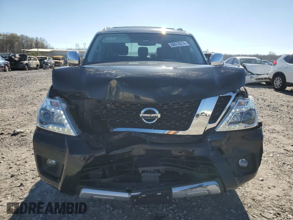 2018 Nissan Armada SV with VIN JN8AY2ND8J9058217, listed as a Copart auction lot 86916214 with 99,324 mi miles and Salvage Title. Bid and sale history available at carsss.com. Image 5.