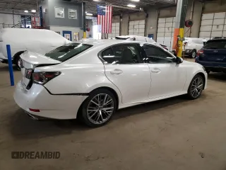 2019 Lexus GS with VIN JTHCZ1BLXKA011566, listed as a Copart auction lot 47961575 with 65,300 mi miles and Salvage Title. Bid and sale history available at carsss.com. Image 3.