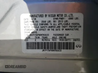 2019 Infiniti Q50 Red Sport 400 с VIN JN1FV7AP6KM760433, выставлен на аукционе Copart как лот 89014755 с пробегом 88 800 миль миль и Списание • Salvage title. История ставок и продаж доступна на DreamBid. Изображение 13.