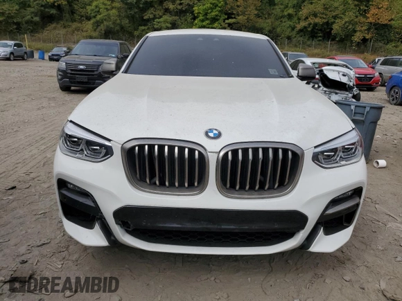 2020 BMW X4 M40i z VIN 5UX2V5C04L9C56582, wystawiony jako Copart lot #72743394 z przebiegiem 44 351 mil mil oraz Nie do naprawy • Non repairable. Historia ofert i sprzedaży dostępna na DreamBid. Obrazek 5.