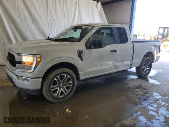 2022 Ford F-150 XL with VIN 1FTEX1EP5NKD35795, listed as a Copart auction lot 66329465 with 42,469 mi miles and Salvage title. Bid and sale history available at DreamBid. Image 1.