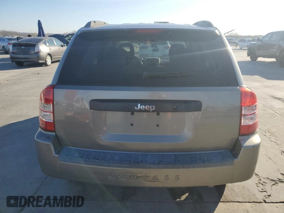 2008 Jeep Compass Sport with VIN 1J8FT47088D747146, listed as a Copart auction lot 85586414 with 286,169 mi miles and Salvage Title. Bid and sale history available at carsss.com. Image 6.