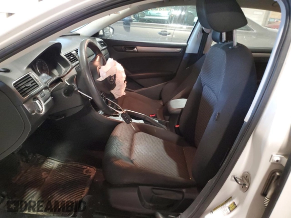 2012 Volkswagen Passat S w/Appearance with VIN 1VWAP7A30CC016829, listed as a Copart auction lot 46309985 with 156,566 mi miles and Salvage Title. Bid and sale history available at carsss.com. Image 7.