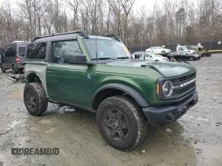 2024 Ford Bronco Black Diamond with VIN 1FMDE1AH1RLA36378, listed as a Copart auction lot 84900334 with 9,214 mi miles and Salvage title. Bid and sale history available at DreamBid. Image 4.