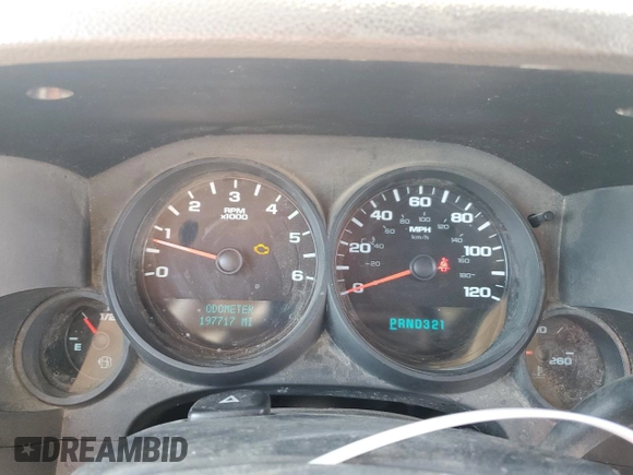 2011 Chevrolet Silverado 1500 Work Truck with VIN 1GCRKPEAXBZ449373, listed as a Copart auction lot 86532684 with 197,717 mi miles and Salvage Title. Bid and sale history available at DreamBid. Image 9.