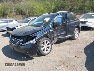 2010 Lexus RX 350 with VIN JTJZK1BA5A2405626, listed as a IAAI auction lot 41906735 with 105,282 mi miles. Bid and sale history available at carsss.com. Image 2.