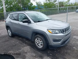 2018 Jeep Compass Sport с VIN 3C4NJCAB9JT318935, выставлен на аукционе IAAI как лот 42661262 с пробегом 257 841 миль миль и . История ставок и продаж доступна на DreamBid. Изображение 1.