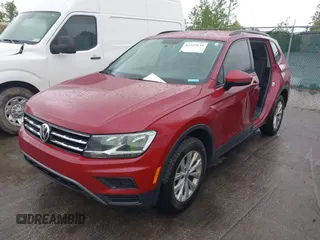2018 Volkswagen Tiguan S with VIN 3VV0B7AX3JM095118, listed as a IAAI auction lot 42319834 with 100,759 mi miles and . Bid and sale history available at DreamBid. Image 18.