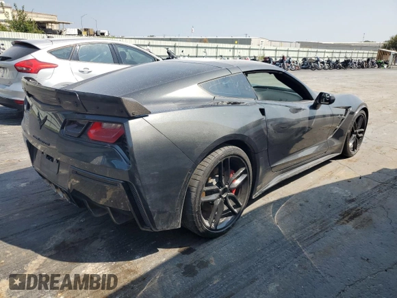 2019 Chevrolet Corvette with VIN 0K1988100096, listed as a Copart auction lot 65663444 with 69,303 mi miles and Clean title. Bid and sale history available at DreamBid. Image 3.