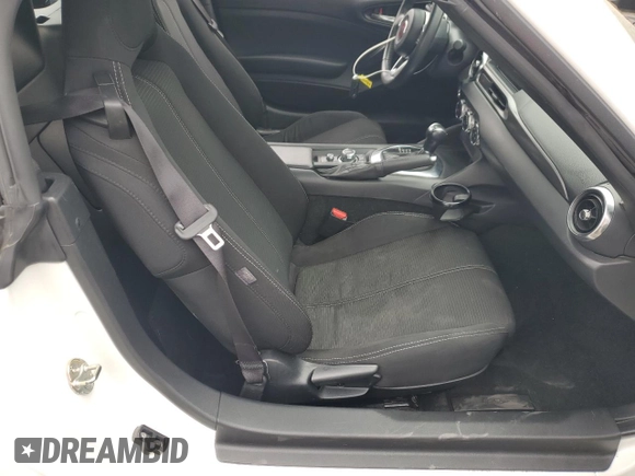 2017 FIAT 124 Spider Classica with VIN JC1NFAEKXH0126511, listed as a Copart auction lot 59601185 with Not provided miles and Salvage title. Bid and sale history available at DreamBid. Image 10.